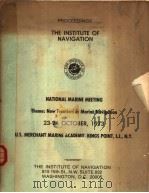 NATIONAL MARINE MEETING  THEME:NEW FRONTIERS IN MARINE NAVIGATION（ PDF版）