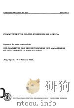 FAO FISHERIES REPORT NO.475  COMMITTEE FOR INLAND FISHERIES OF AFRICA（ PDF版）