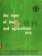 THE STATE OF FOOD AND AGRICULTURE 1974 PDF电子版封面