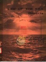 LAW OF THE SEA REPORTS PDF电子版封面