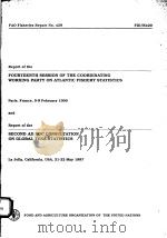 FAO FISHERIES REPORT NO.429  REPORT OF THE FOURTEENTH SESSION OF THE COORDINATING WORKING PARTY ON A（ PDF版）