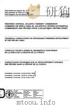 FAO FISHERIES REPORT NO.503 WESTERN CENTRAL ATLANTIC FISHERY COMMISSION PDF电子版封面 9250035616