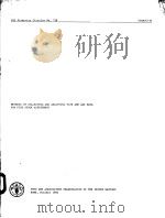 FAO FISHERIES CIRCULAR NO.736  METHODS OF COLLECTING AND ANALYSING SIZE AND AGE DATA FOR FISH STOCK（ PDF版）