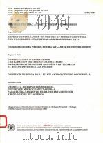 FAO FISHERIES REPORT NO.381  REPORT OF THE EXPERT CONSULTATION ON THE USE OF MICROCOMPUTERS FOR PROC（ PDF版）