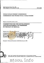 FAO FISHERIES REPORT NO.392  REPORT OF THE FIFTH SESSION OF THE COMMITTEE FOR THE DEVELOPMENT AND MA（ PDF版）