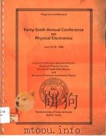 PROGRAM AND ABSTRACTS FORTIETH ANNUAL CONFERENCE ON PHYSICAL ELECTRONICS JUNE 16-18 1986（ PDF版）