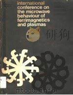 INTERNATIONAL CONFERENCE ON THE MICROWAVE BEHAVIOUR OF FERRIMAGNETICS AND PLASMAS（ PDF版）