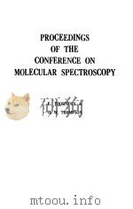 PROCEEDINGS OF THE CONFERENCE ON MOLECULAR SPECTROSCOPY（ PDF版）