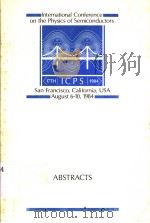 17TH INTERNATIONAL CONFERENCE ON THE PHYSICS OF SEMICONDUCTORS（ PDF版）