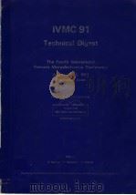IVMC 91 TECHNICAL DIGEST THE FOURTH INTERNATIONAL VACUUM MICROELECTRONICS CONFERENCE（1991 PDF版）