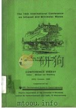 THE 14TH INTERNATIONAL CONFERENCE ON INFRARED AND MILLIMETER WAVES（1989 PDF版）