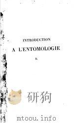 INTRODUCTION A L‘ENTOMOLOGIE TOME SECOND PDF电子版封面