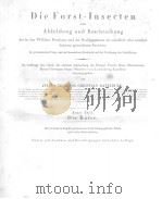 DIE FORST-INSECTEN ODER ERSTER THEIL 1839 PDF电子版封面