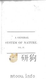 A GENERAL SYSTEM OF NATURE VOL.4 WORMS PDF电子版封面