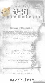 HANDBUCH DER ENTOMOLOGIE BD.5 PDF电子版封面