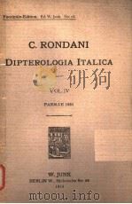 DIPTEROLOGIAE ITALICAE VOL.IV  1861（ PDF版）