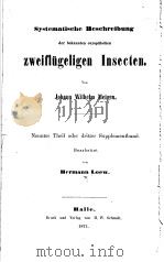 BESCHREIBUNGEN EUROPAISCHER DIPTEREN II 1871 PDF电子版封面