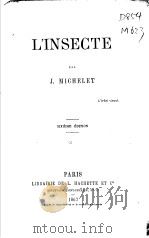 MICHELET：L‘INSECTE  SIXEME EDITION 1867（ PDF版）