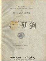 HISTOIRE PHYSIQUE NATURELLE ET POLITIQUE DE MADAGASCAR VOLUME 16 HISTOIRE NATURELLE DES POISSONS 2 P PDF电子版封面