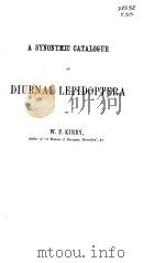 A SYNONYMIC CATALOGUE OF DIURNAL LEPIDOPTERA（ PDF版）
