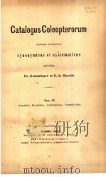CATALOGUS COLEOPTERORUM  TOME 9（ PDF版）
