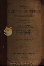 GENERA DES COLEOPTERES D‘EUROPE  TOME 4-2 PARTIE（ PDF版）