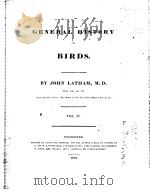A GENERAL HISTORY OF BIRDS VOL 4 1822 PDF电子版封面 JOHN LATHAM