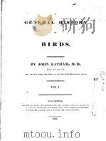 A GENERAL HISTORY OF BIRDS  VOL 1  1821（ PDF版）