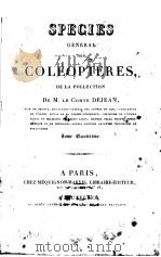 SPECIES GENERAL DES COLEOPTERES  1829（ PDF版）