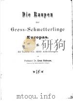 DIE RAUPEN DER GROSS-SEHMETTERLINGE EUROPAS（ PDF版）