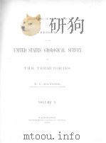 REPORT OF THE UNITED STATES GEOLOGICAL SURVEY OF THE TERRITORIES VOLUME 5 PDF电子版封面
