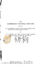 PERIPATUS MYRIAPODS & INSECTS PT. 1 CAMBRIDGE NATURAL HIATORY VOL. 5 PDF电子版封面