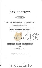 A MONOGRAPH OF THE BRITISH SPONGIADE VOL.3 PDF电子版封面