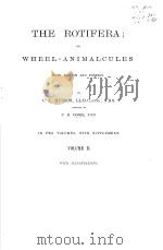 THE ROTIFERA VOLUME 2 PDF电子版封面 P.H.GOSSE