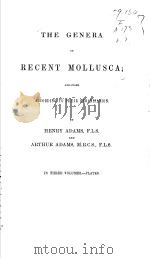 THE GENERA OF RECENT MOLLUSCA VOL.3 PDF电子版封面