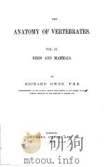 THE ANATOMY OF VERTEBRATES VOL.2 1866 PDF电子版封面 RICHARD OWEN
