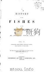 A HISTORY OF THE FISHES OF THE BRITISH ISLANDS VOL.2 PDF电子版封面