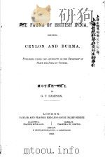 THE FAUNA OF BRITISH INDIA CEYLON AND BURMA MOTHS.VOL 1（ PDF版）