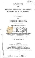 CATALOGUE OF THE BIRDS IN THE BRITISH MUSEUM VOLUME 26 PDF电子版封面 W.R.OGILVIE-GRANT