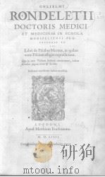 GVLIELMI RONDELETII DOCTORIS MEDICI（ PDF版）