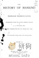 THE HISTORY OF MANKIND  VOLUME Ⅲ（ PDF版）