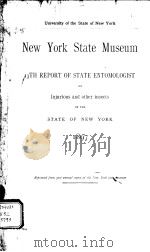 NEW YORK STATE MUSEUM 13TH REPORT OF STATE ENTOMOLOGIST ON INJURIOUS AND OTHER INSECTS OF THE STATE PDF电子版封面