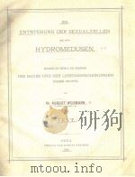 DIE ENTSTEHUNG DER SEXUALZELLEN BEI DEN HYDROMEDUSEN  TEXT（ PDF版）