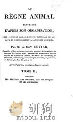 LE REGNE ANIMAL DISTRIBUE D‘APRES SON ORGANISATION  TOME 2（ PDF版）
