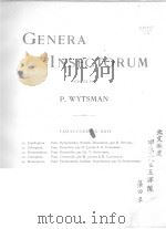 GENERA INSECTORUM PUBLIES PAR FASCICULES 20-24 PDF电子版封面 P.WYTSMAN