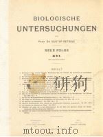 BIOLOGISCHE UNTERSUCHUNGEN NEUE FOLGE 16（ PDF版）