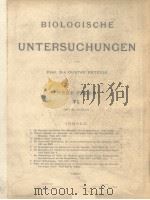 BIOLOGISCHE UNTERSUCHUNGEN NEUE FOLGE 6（ PDF版）