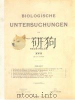 BIOLOGISCHE UNTERSUCHUNGEN NEUE FOLGE 17（ PDF版）
