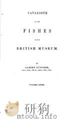 CATALOGUE OF THE FISHES IN THE BRITISH MUSEUM VOL.6（ PDF版）