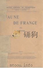 FAUNE DE FRANCE 30 PDF电子版封面 CH.JOYEUX J.G.BAER